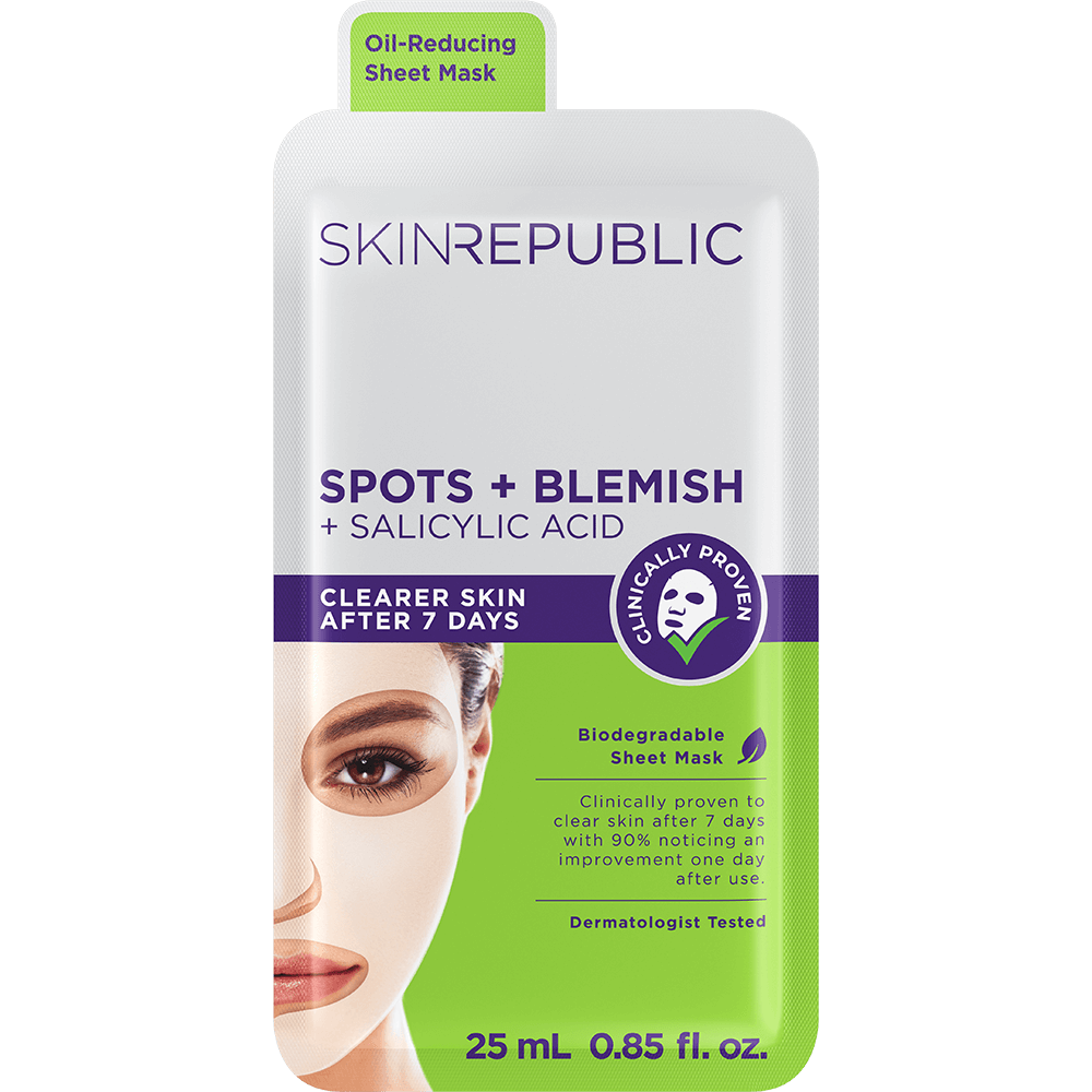 Spots + Blemish Face Mask Sheet