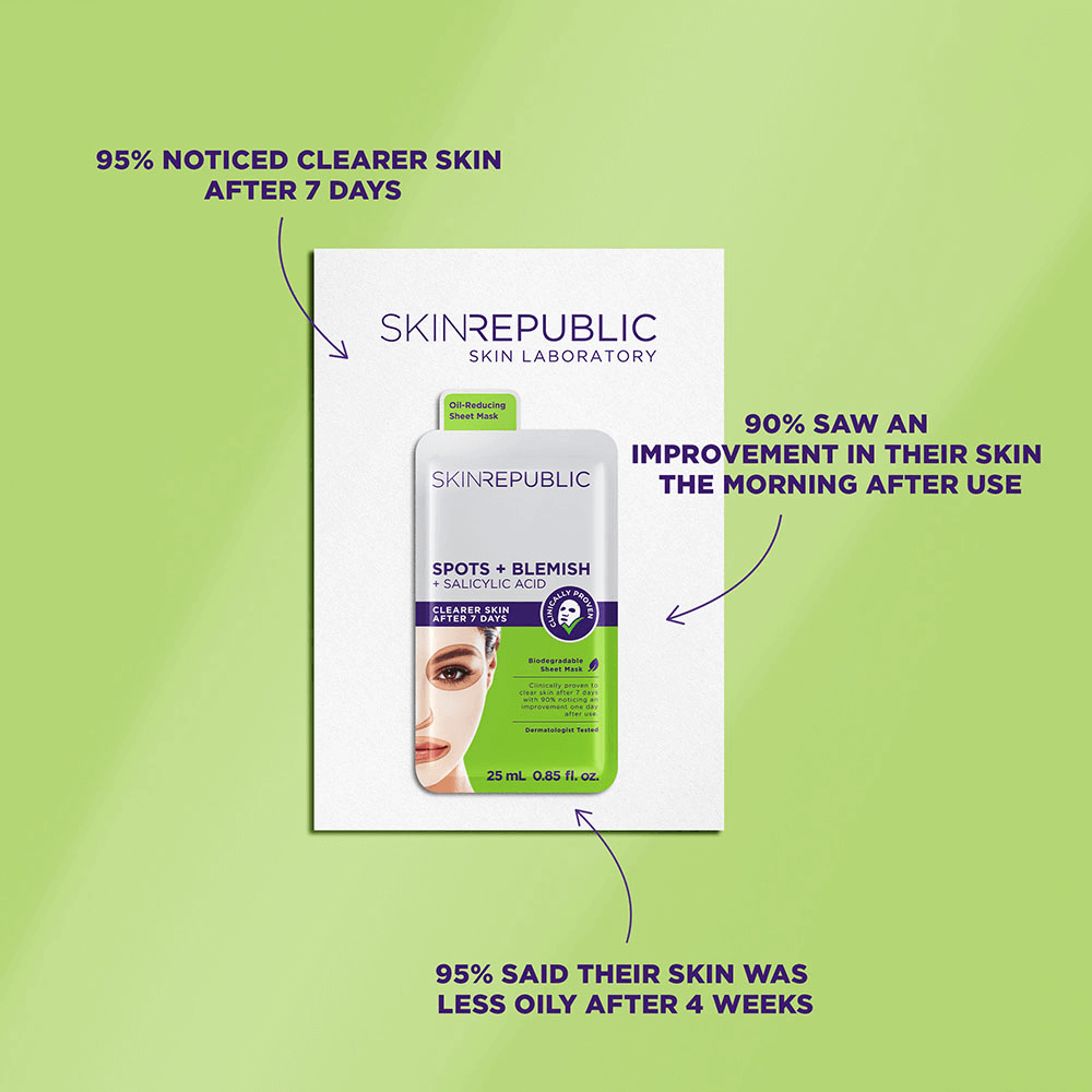 Spots + Blemish Face Mask Sheet