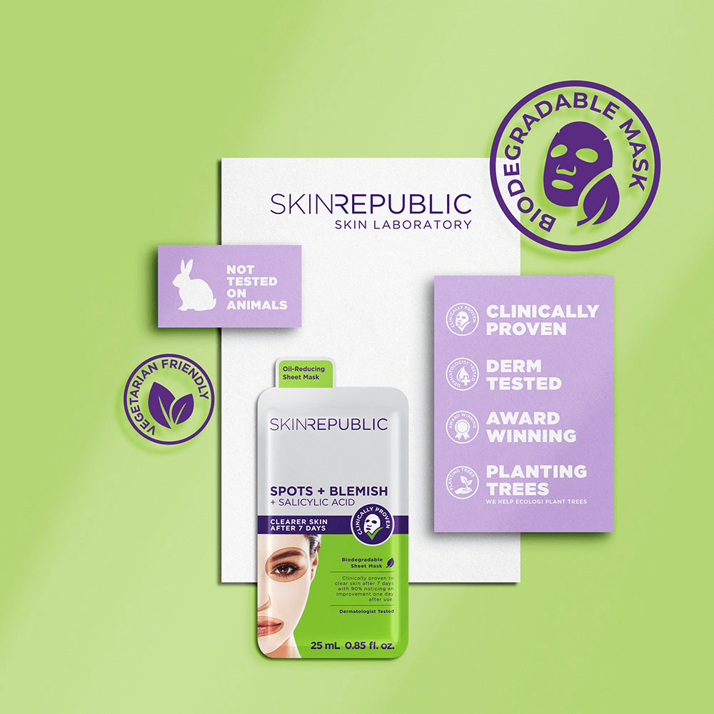 Spots + Blemish Face Mask Sheet