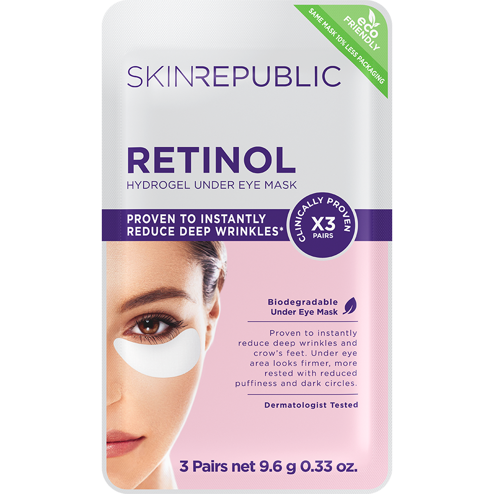 Retinol Biodegradable Hydrogel Under Eye Patch (3 Pairs)