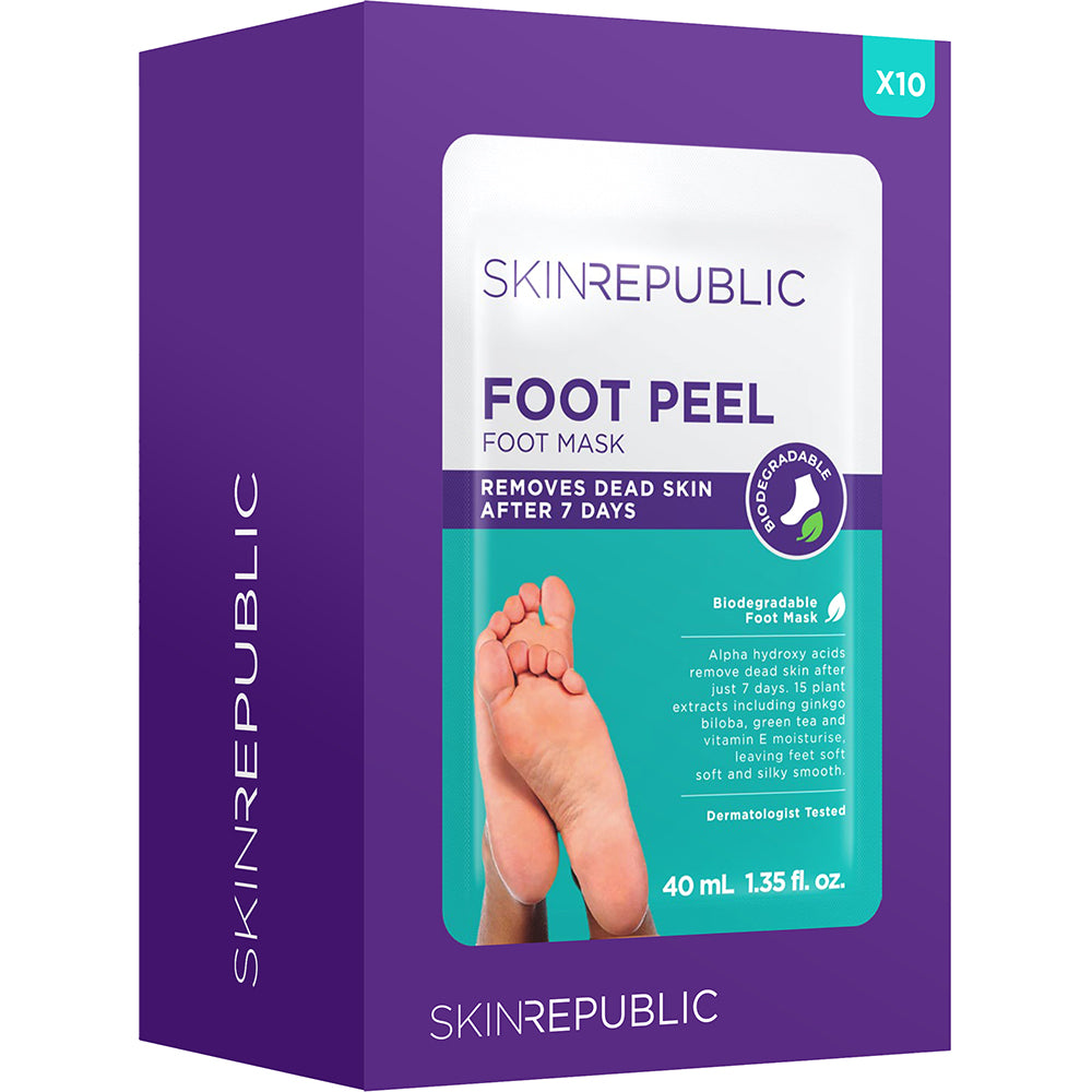 10 Pack Biodegradable Foot Peel