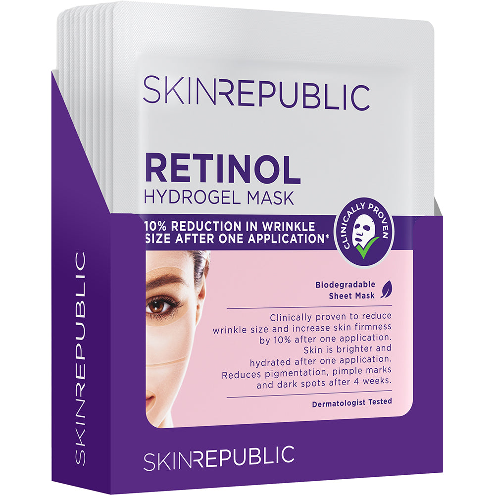 10 Pack Retinol Hydrogel Face Mask